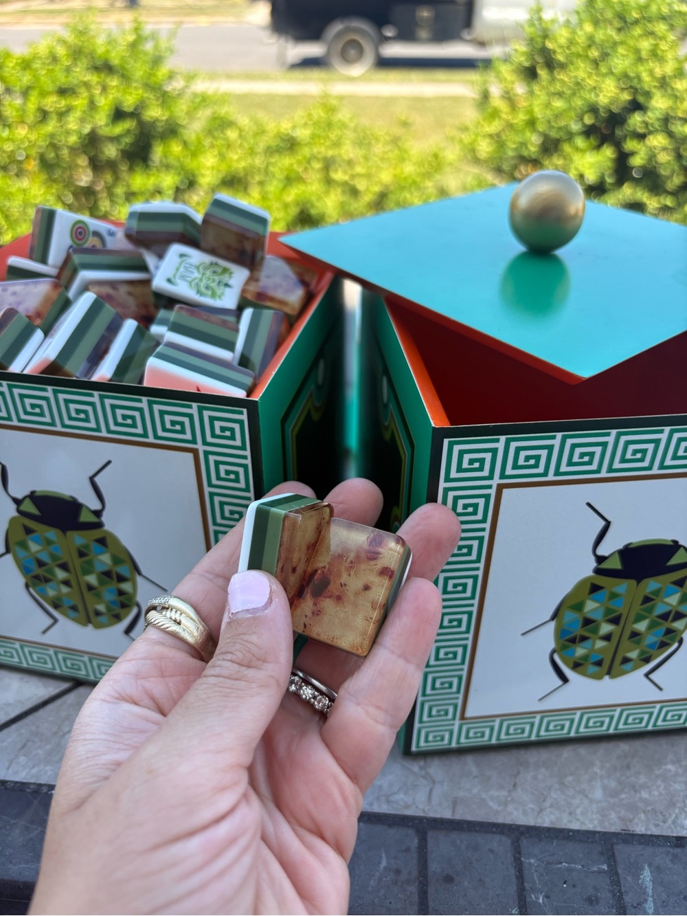 New !!!!!! show tiles .never played with Mahjong/Tile Set